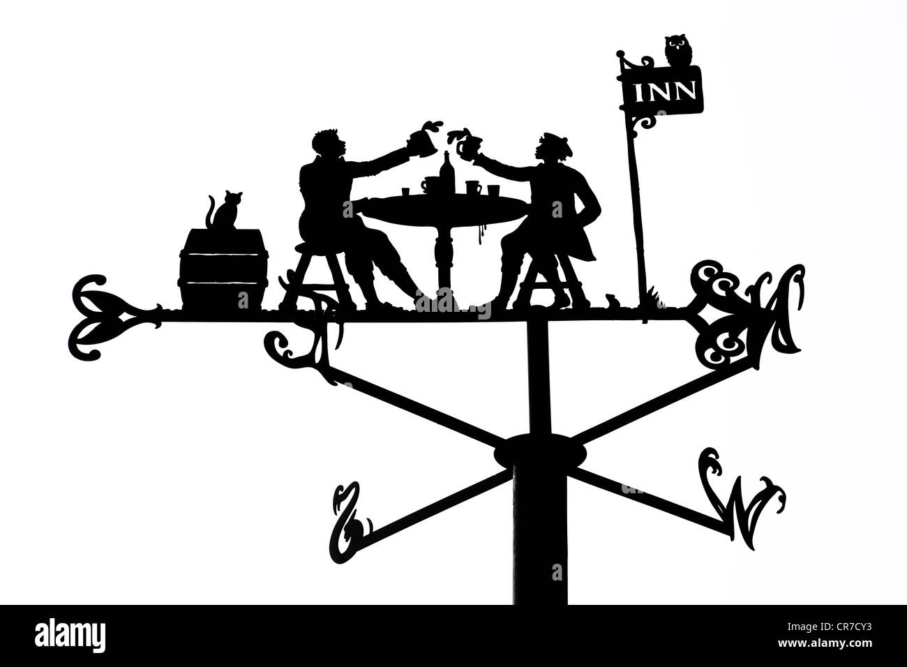 Weathervane from a series depicting Robert Burns poem Tam O' Shanter on