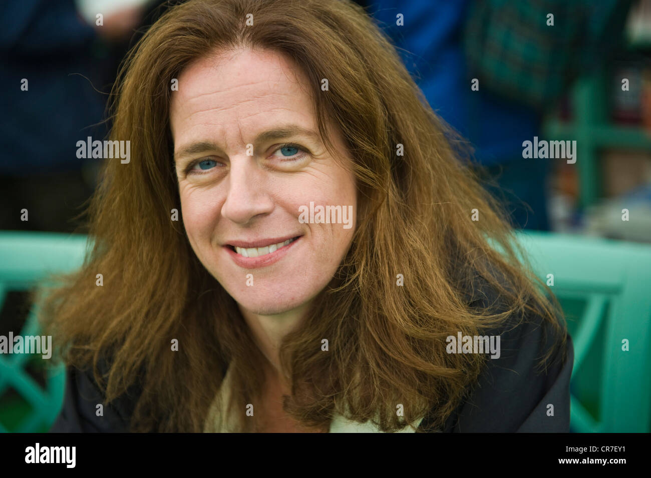 Clare Clark, English author pictured at The Telegraph Hay Festival 2012, Hay-on-Wye, Powys, Wales, UK Stock Photo