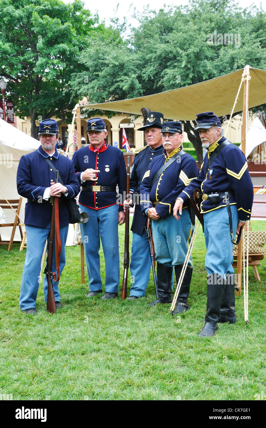 Old West frontier reenactment in Fort Worth, Texas, USA Stock Photo Alamy