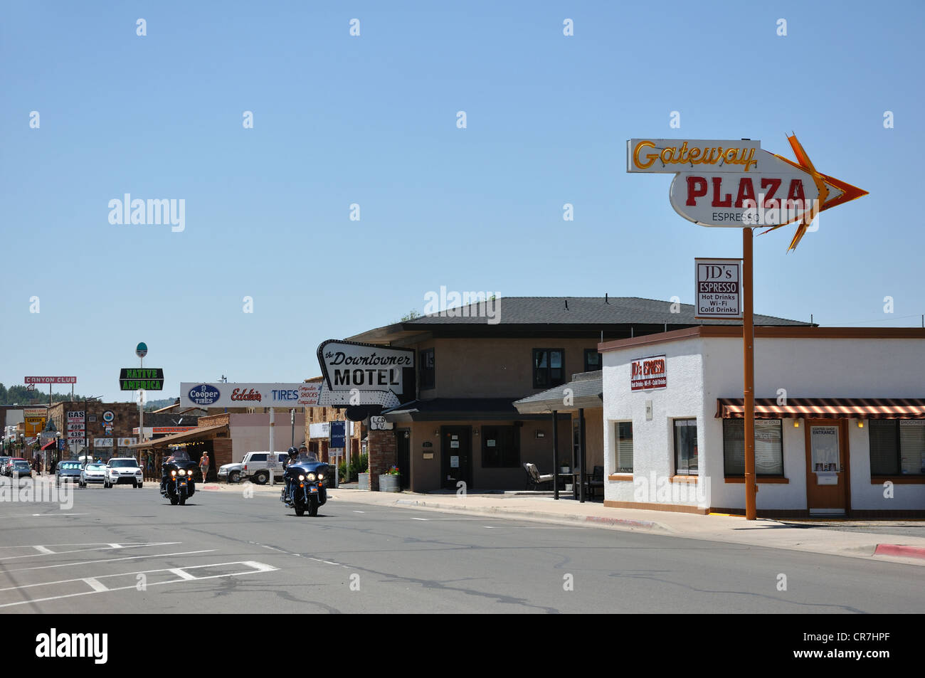 Downtown Williams, Arizona (old Route 66 town Stock Photo Alamy