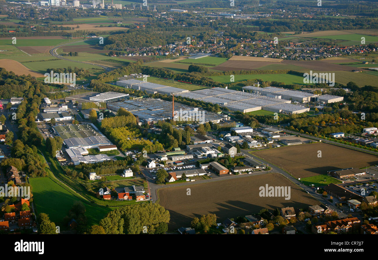 Aerial view, Oer-Erkenschwick, Ruhr Area, North Rhine-Westphalia, Germany, Europe Stock Photo