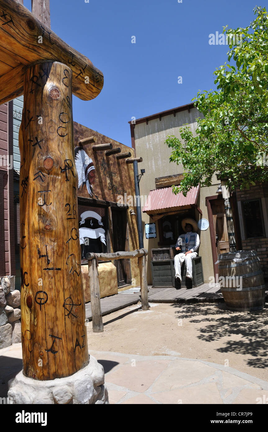 Old wild west reenactment in Williams, Arizona (old Route 66 town) Stock Photo