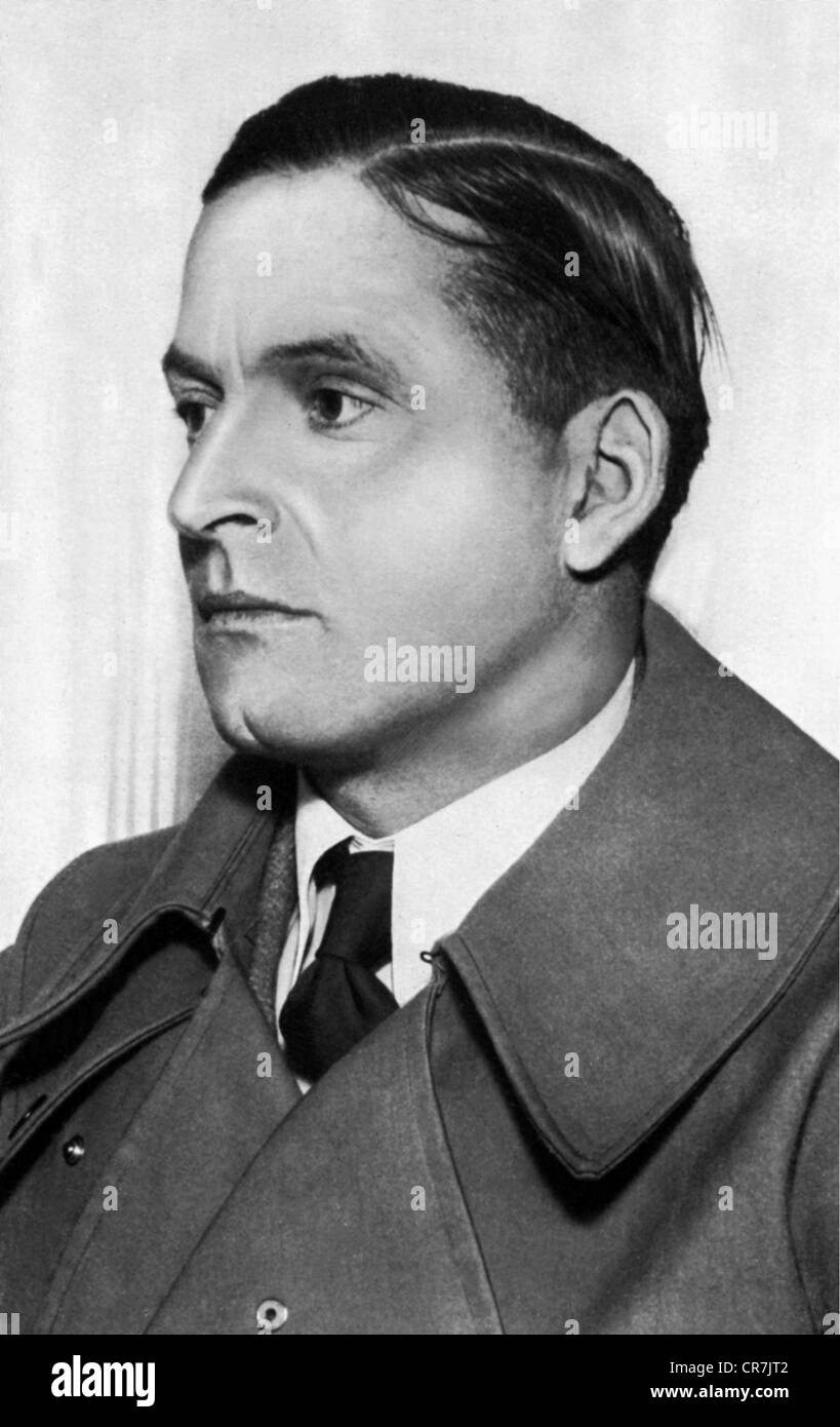 Le Fort, Peter-Alexander von, 28.7.1899 -, German journalist and sports official, secretary-general of the organising committee for the Olympic Games in Garmisch-Partenkirchen 1936, portrait, circa 1935, Stock Photo