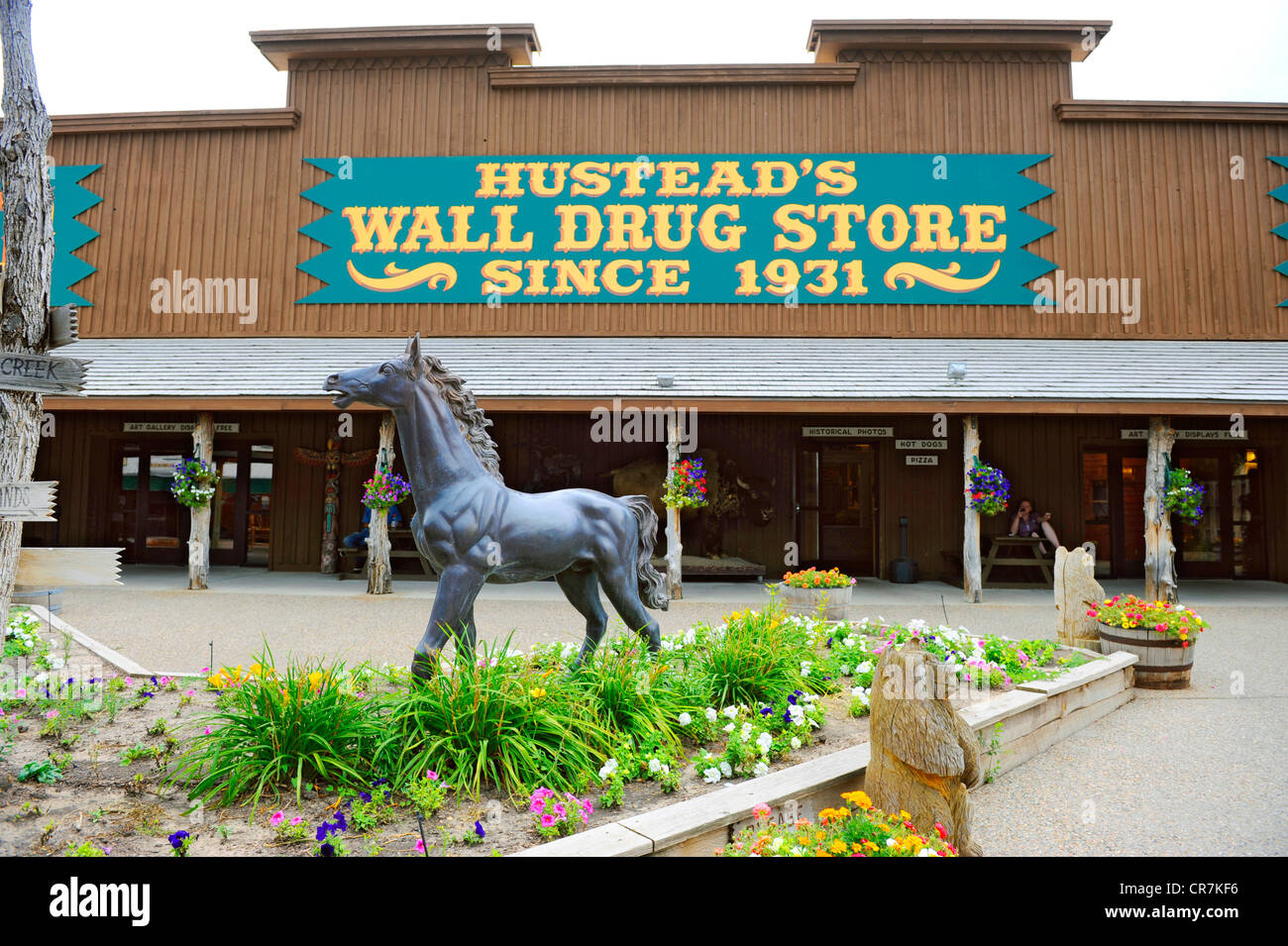 Wall Drug Store Wall South Dakota Mount Rushmore Stock Photo Alamy