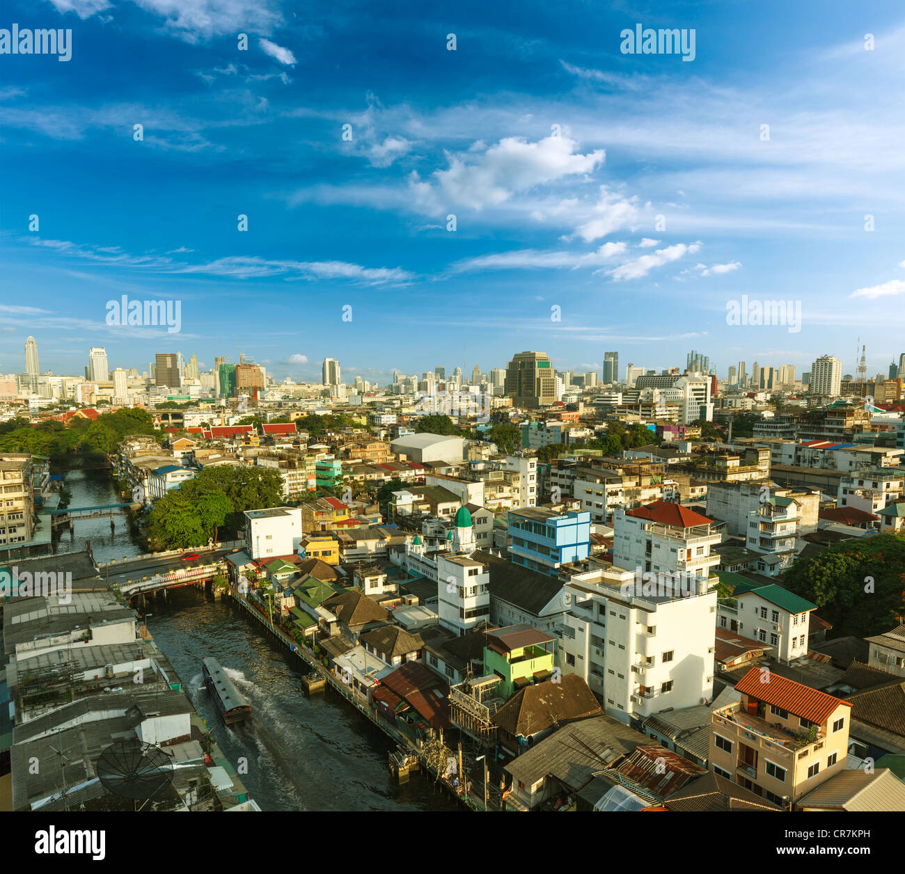 Bangkok city aerial view. Thailand Stock Photo - Alamy