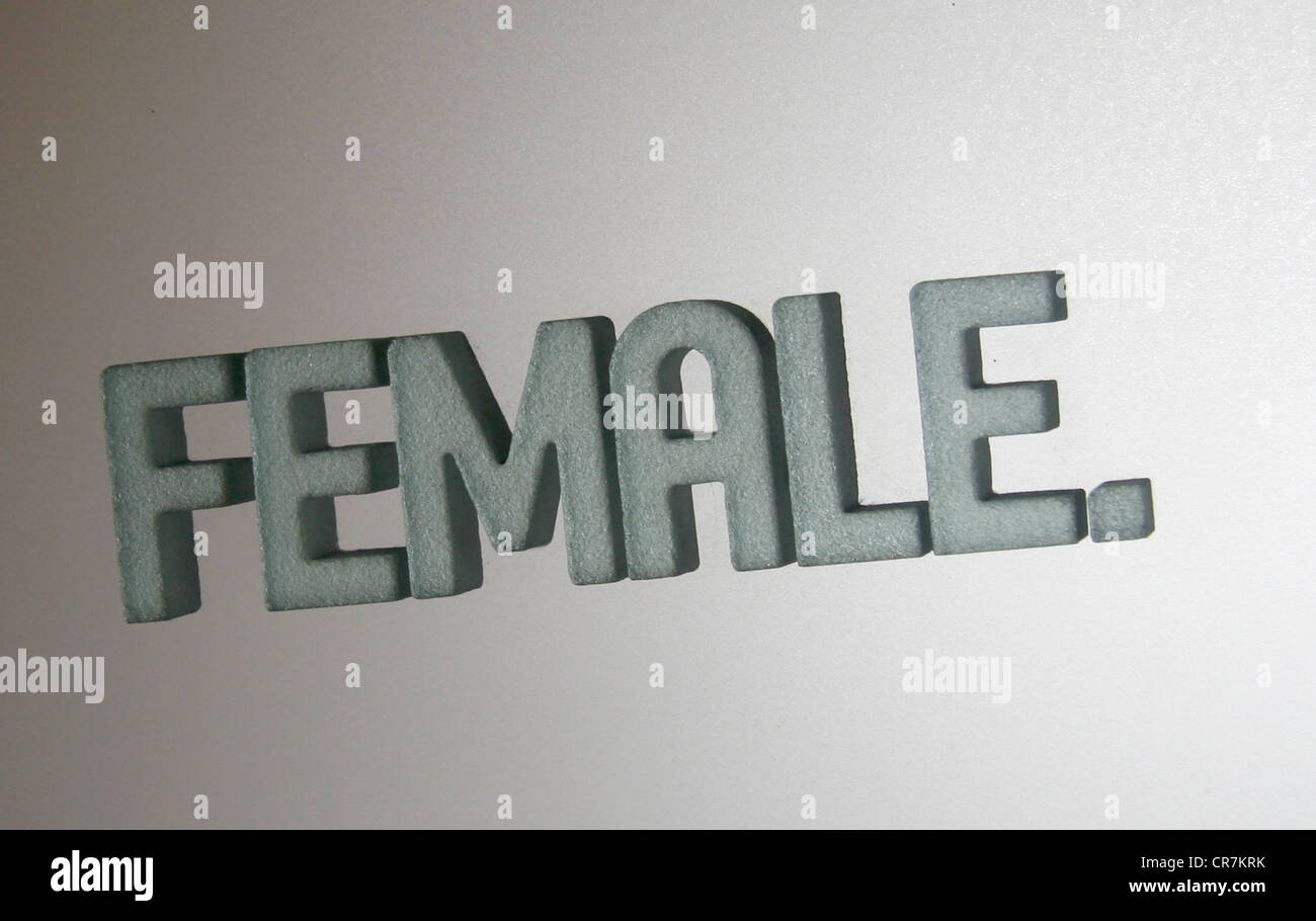 Female sign hi-res stock photography and images - Alamy
