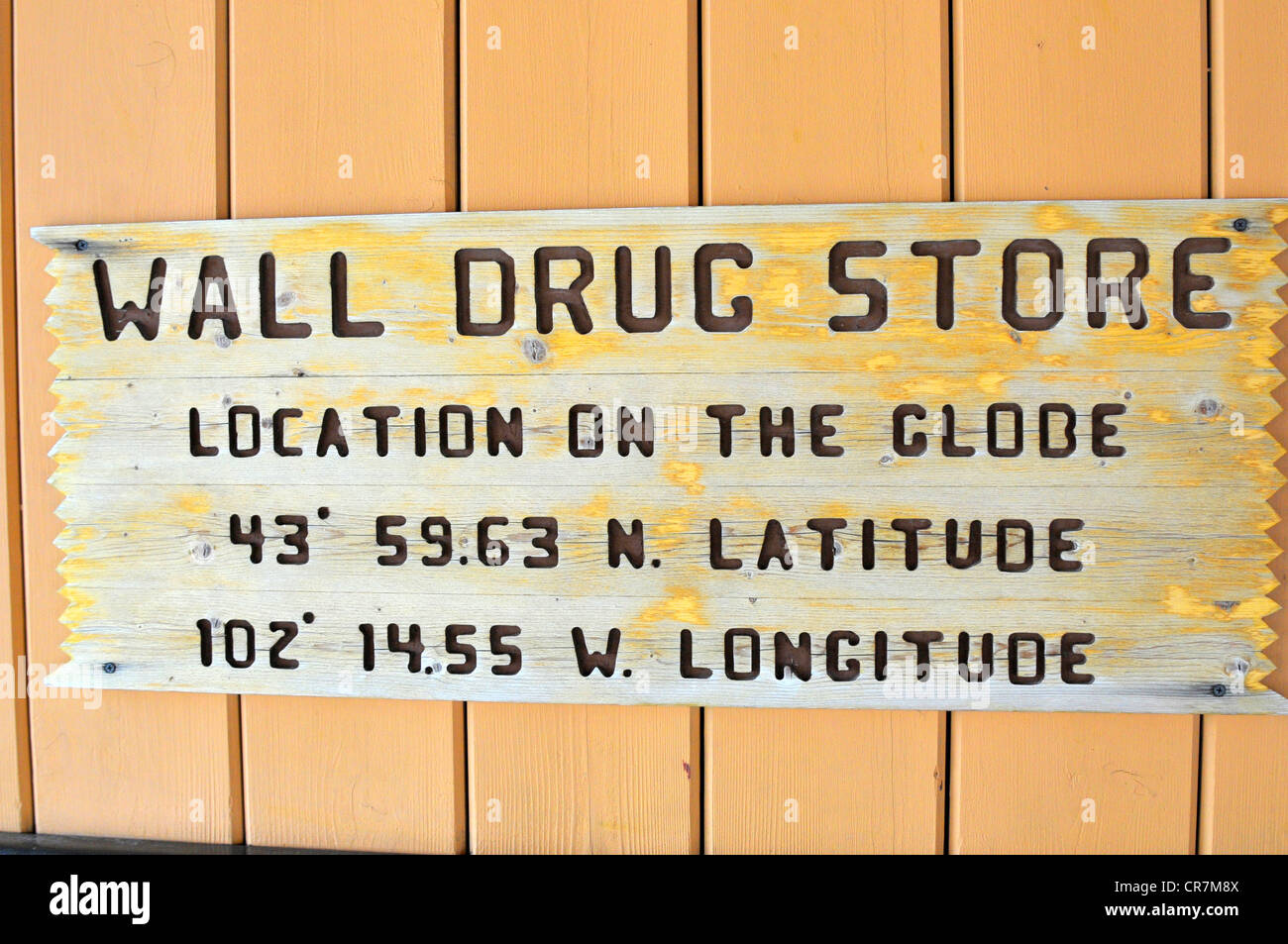 Wall Drug Store Wall South Dakota Mount Rushmore location Stock Photo