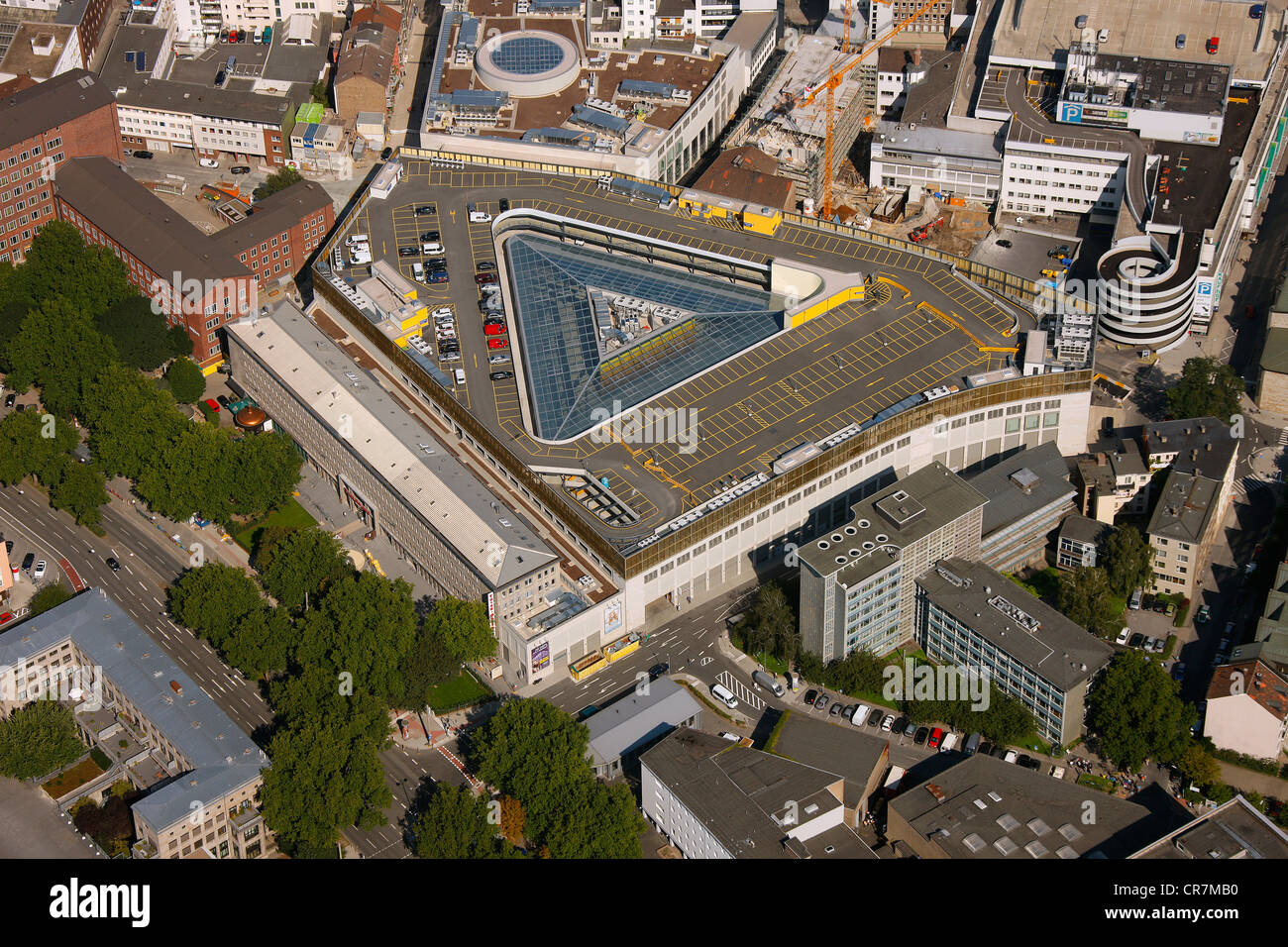 Aerial view, ThierGalerie, ECE, department store, Dortmund-Mitte, Ruhr Area, North Rhine-Westphalia, Germany, Europe Stock Photo