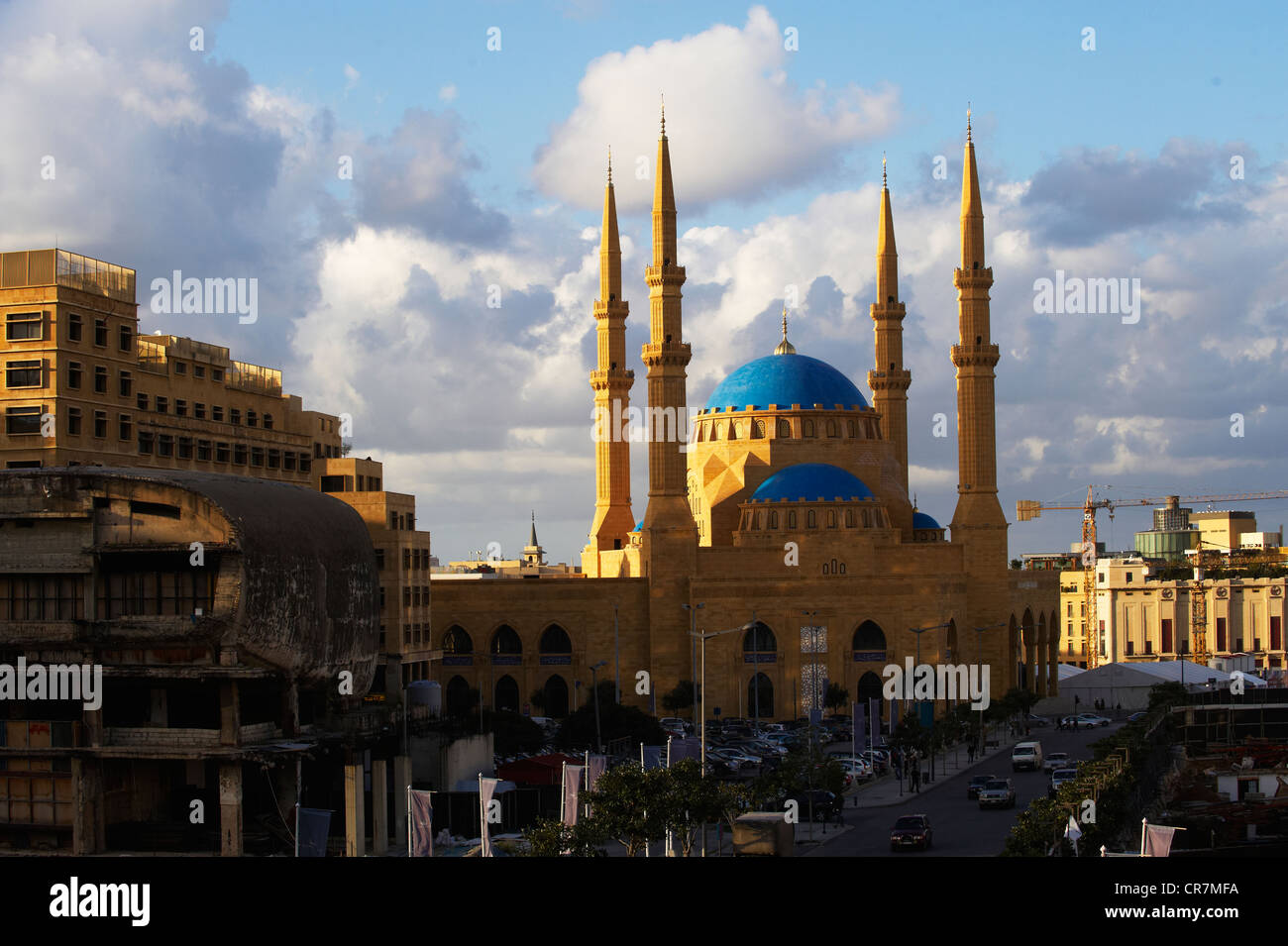 Lebanon, Beirut, AlOmari Mosque Stock Photo Alamy