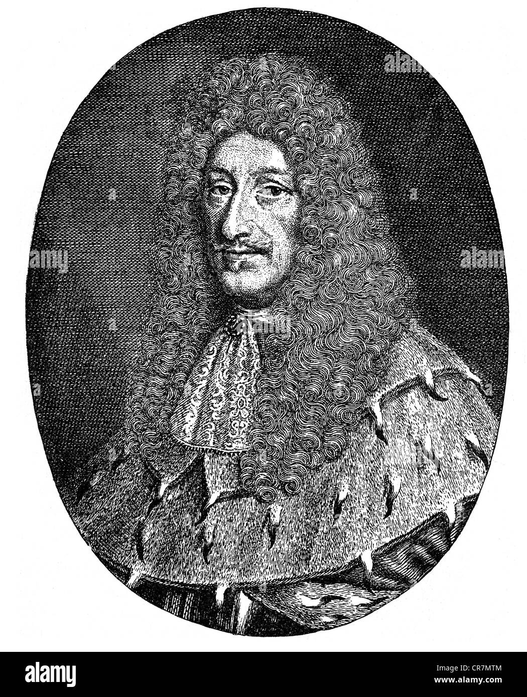 Philip William, 4.10.1615 - 12.9.1690, Elector Palatinate 16.5.1685 - 12.9.1690, portrait, copper engraving, 17th century, Artist's Copyright has not to be cleared Stock Photo