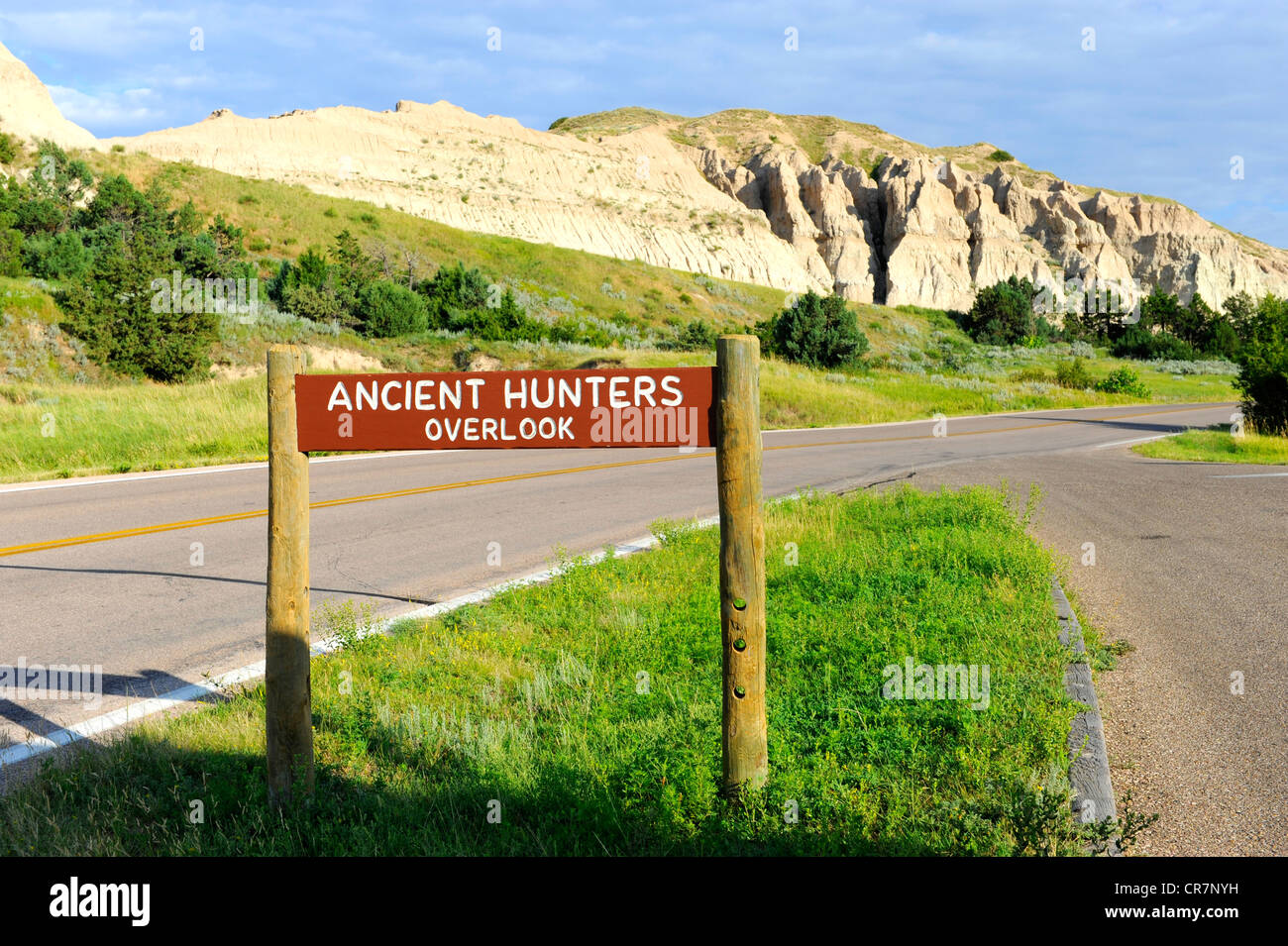 Ancient Hunters Overlook Badlands National Park South Dakota Stock Photo