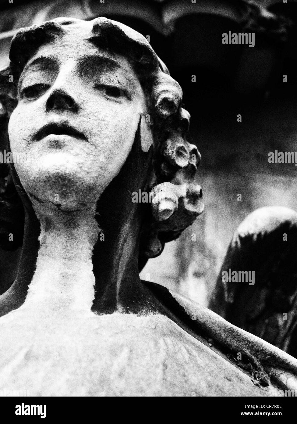 Black and White Statue Stock Photo Alamy