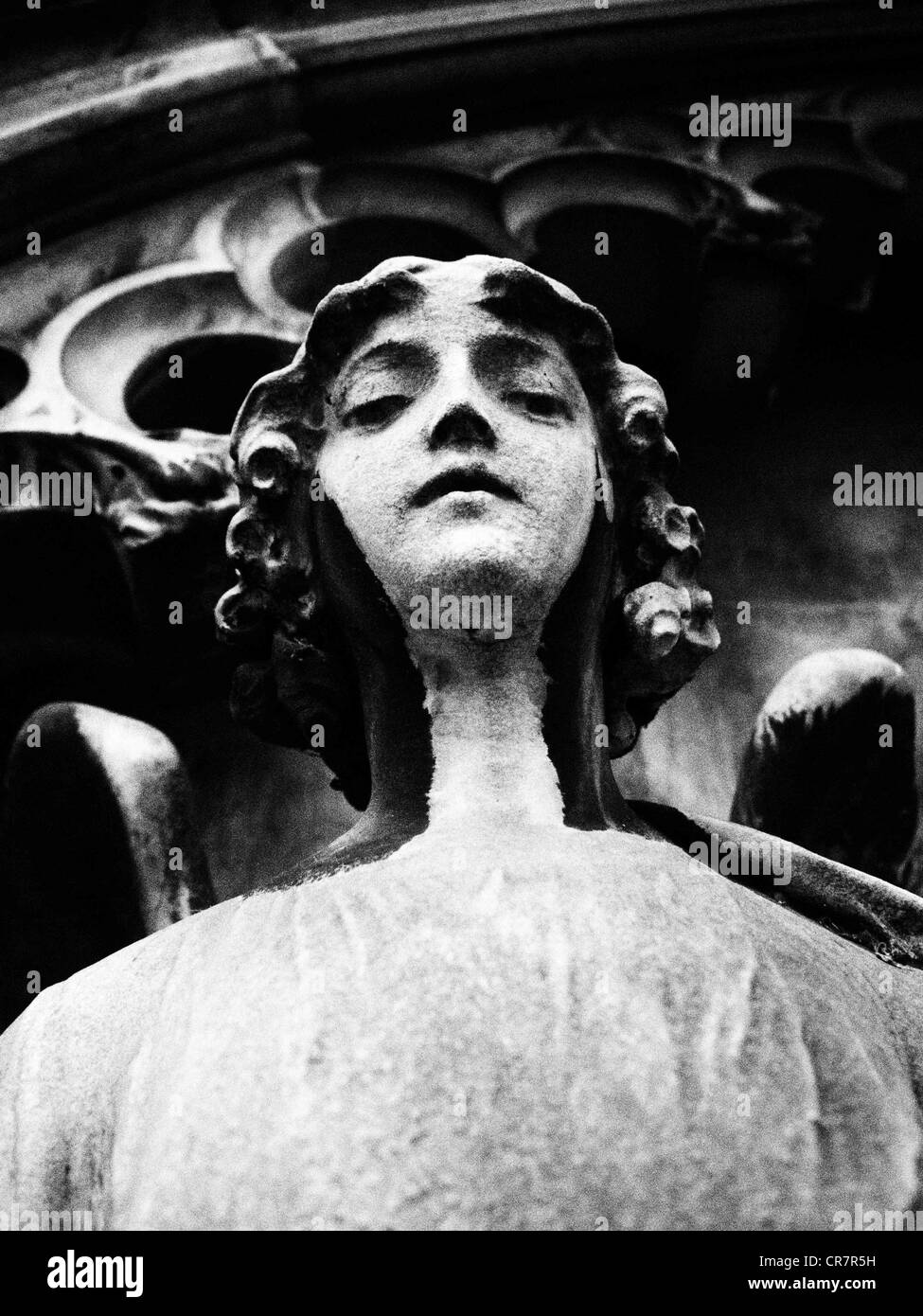 Black and White Statue Stock Photo Alamy
