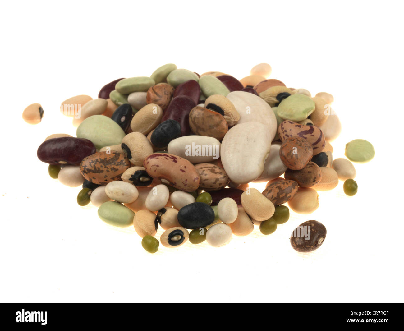 Mixed Dried Beans Stock Photo Alamy