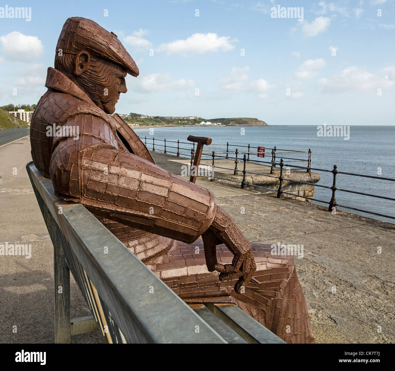 Metal sculpture of Freddie Gilroy and the Belsen Stragglers by Ray