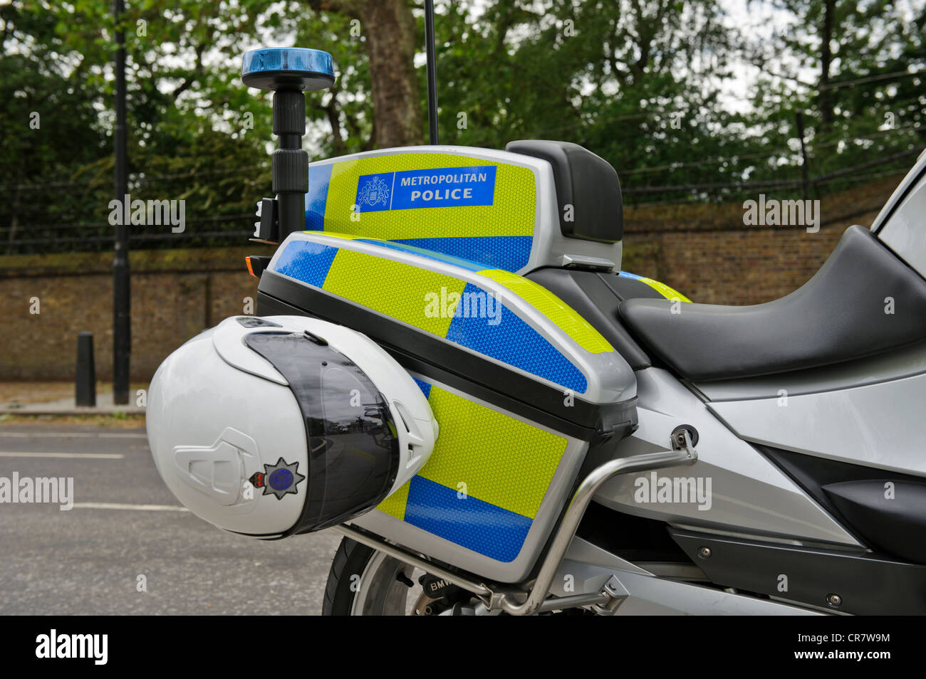 British Police Helmet and Motorcycle, London, England, UK Stock Photo - Alamy