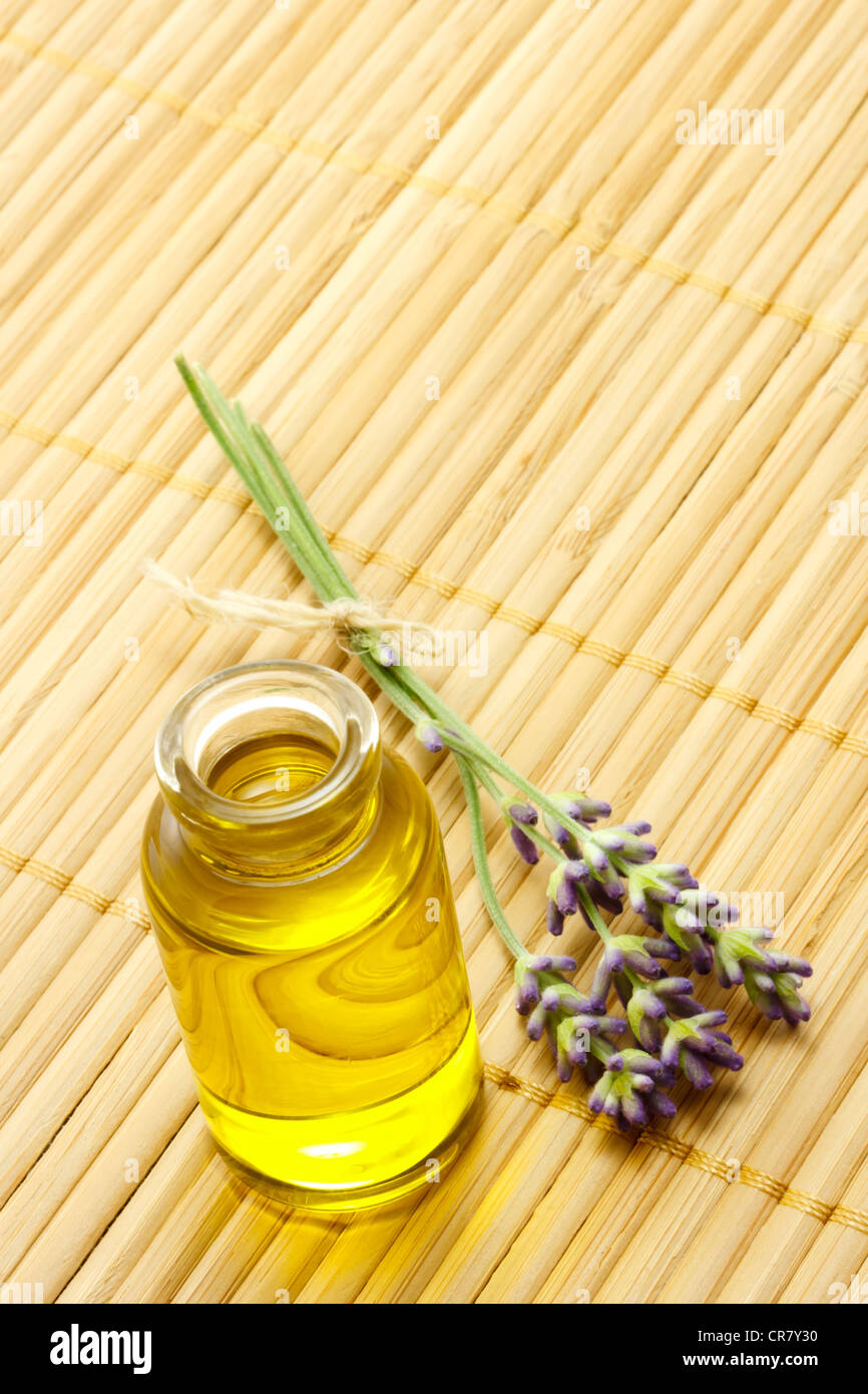Aromatherapy Oil and Flowers Stock Photo Alamy