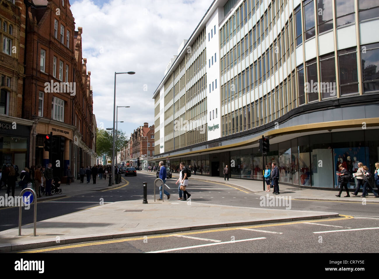 Sloane Sq Kings road Chelsea Stock Photo Alamy