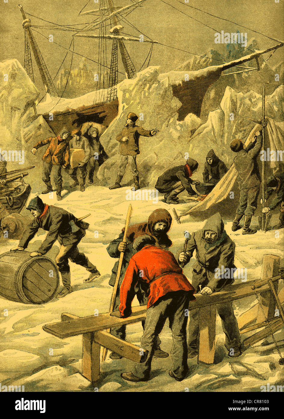 Journalist and explorer Walter Wellman, who searched for the Parry