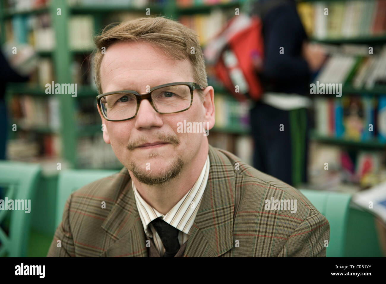 Sjón, Icelandic author and poet pictured at The Telegraph Hay Festival