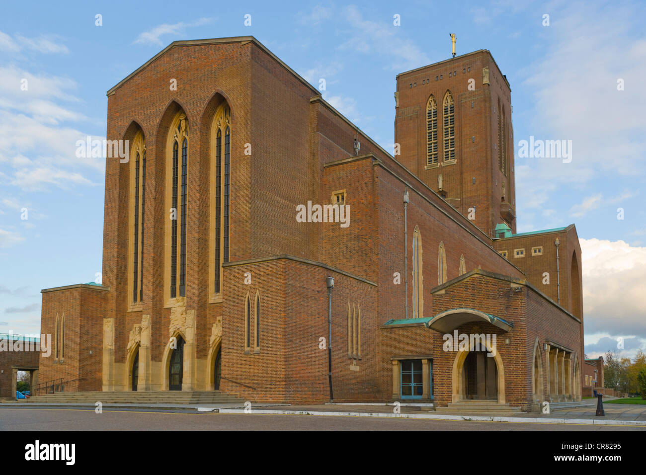 The Cathedral Church of the Holy Spirit, Guildford Cathedral, Guildford, Surrey, England, United Kingdom, Europe Stock Photo