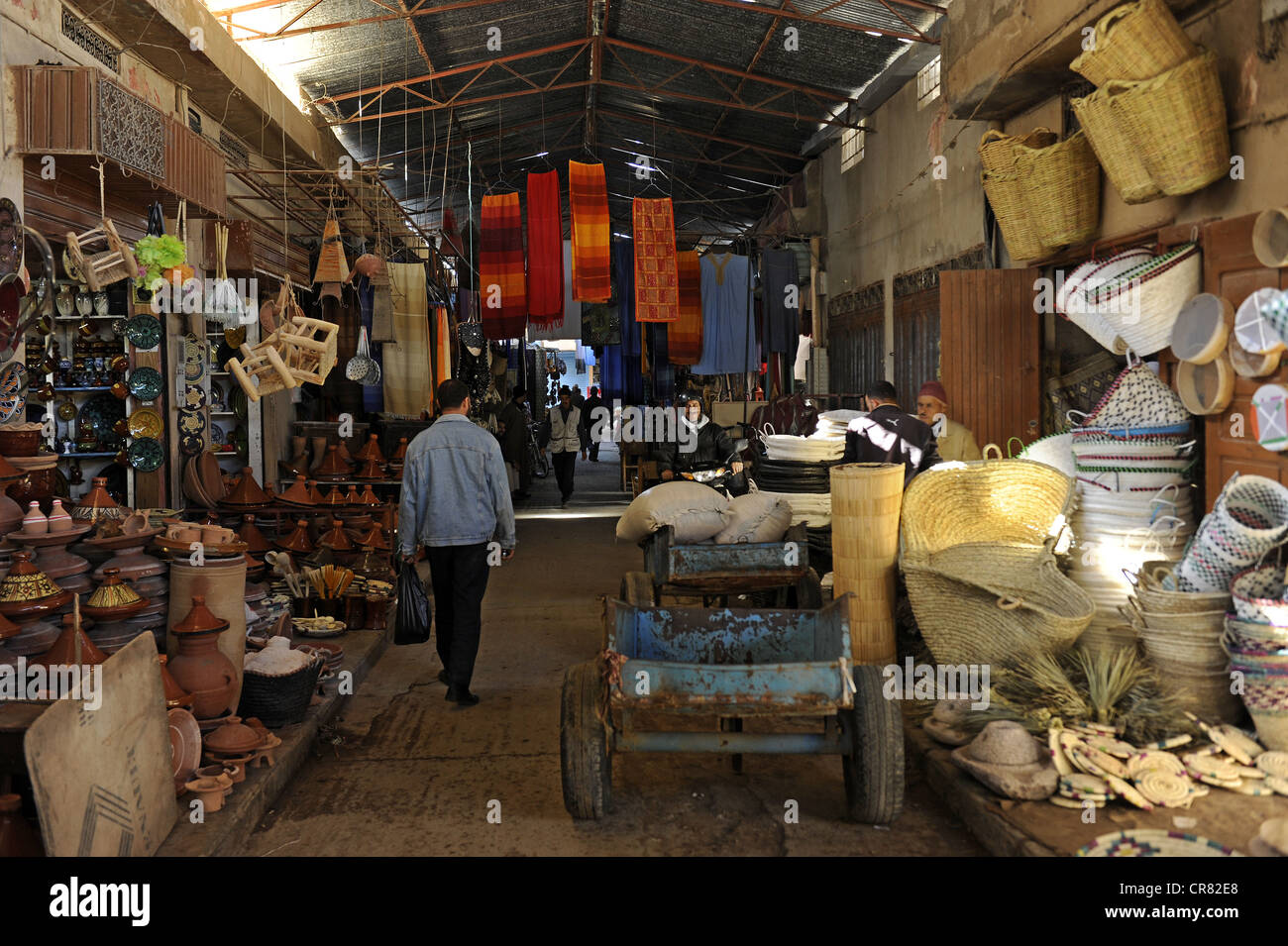 Souk of Taroudant, Morocco, Maghreb, North Africa, Africa Stock Photo