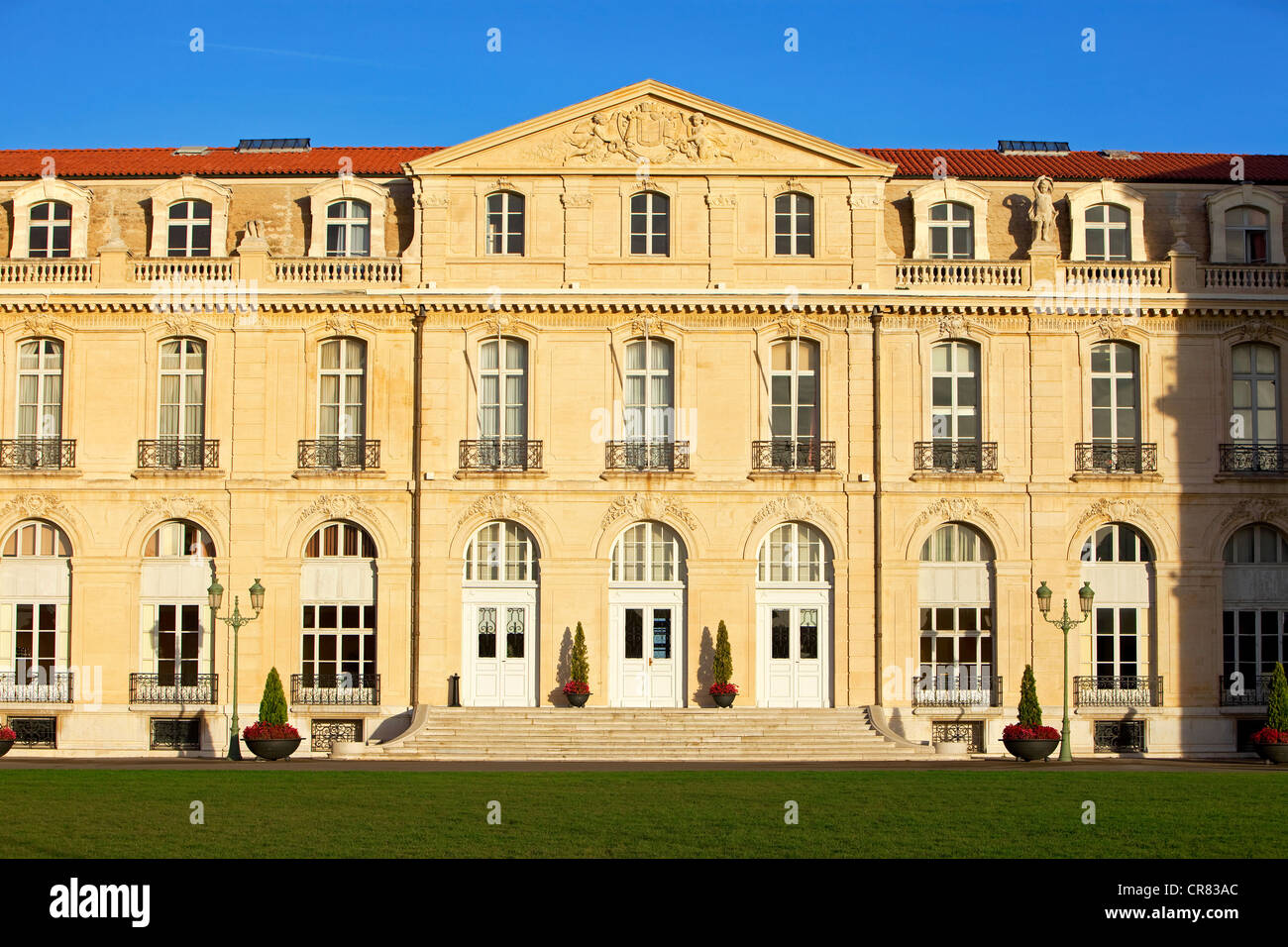 France, Bouches du Rhone, Marseille, european capital of culture 2013, Pharo Palace Stock Photo