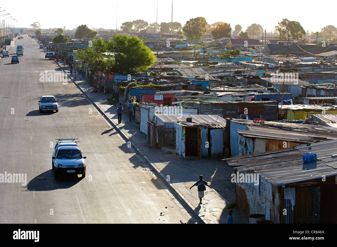 South Africa, Western Cape, Cape Town, the township of Kayelitsha has