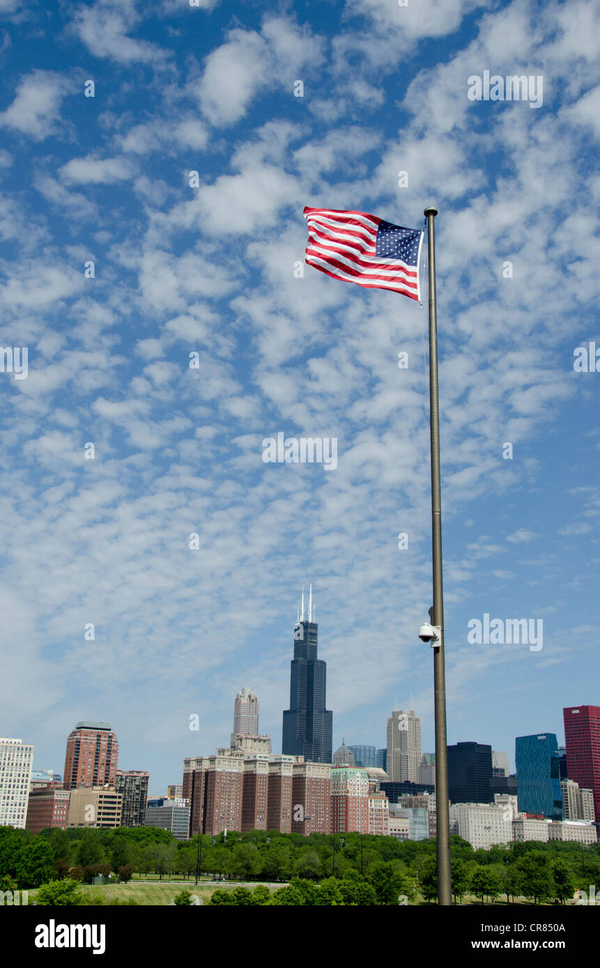 City Of Chicago Flag Stock Photos City Of Chicago Flag Stock