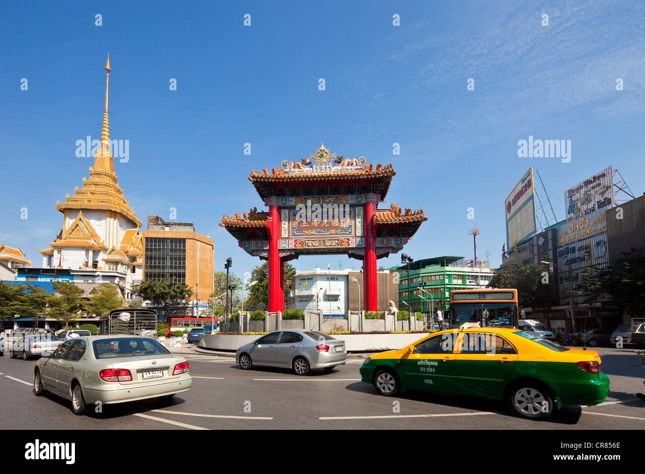 Thailand bangkok chinatown chinatown gate hi-res stock photography and  images - Alamy