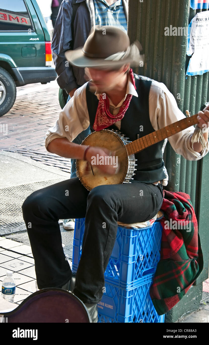 Man playing banjo hires stock photography and images Alamy