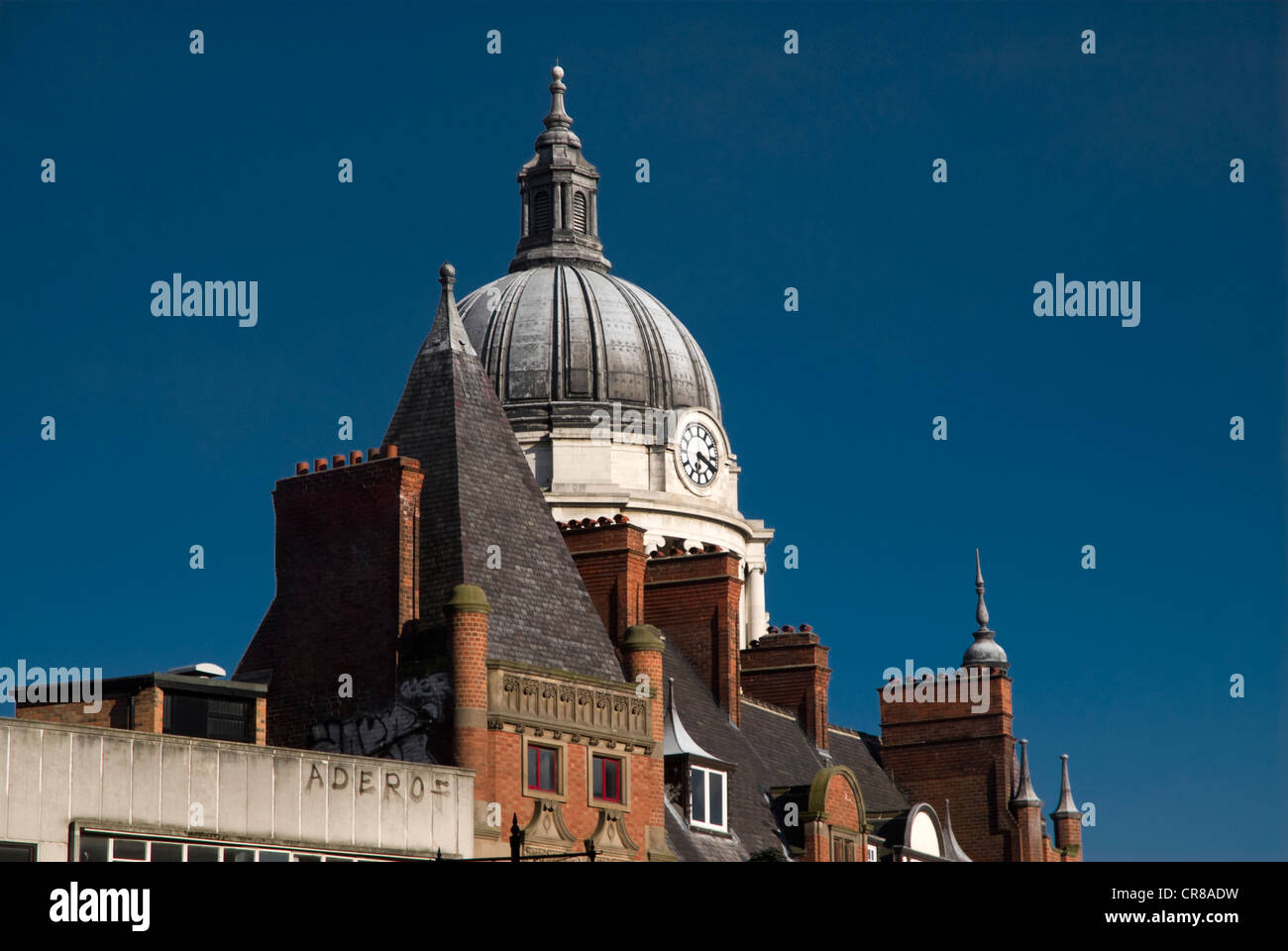 United Kingdom, East Midlands, Nottinghamshire, Nottingham city center