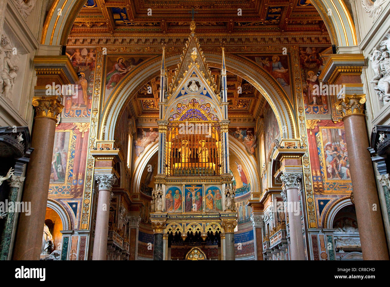 Italy, Lazio, Rome, historical center UNESCO World Heritage, San Giovanni Laterano basilica Stock Photo