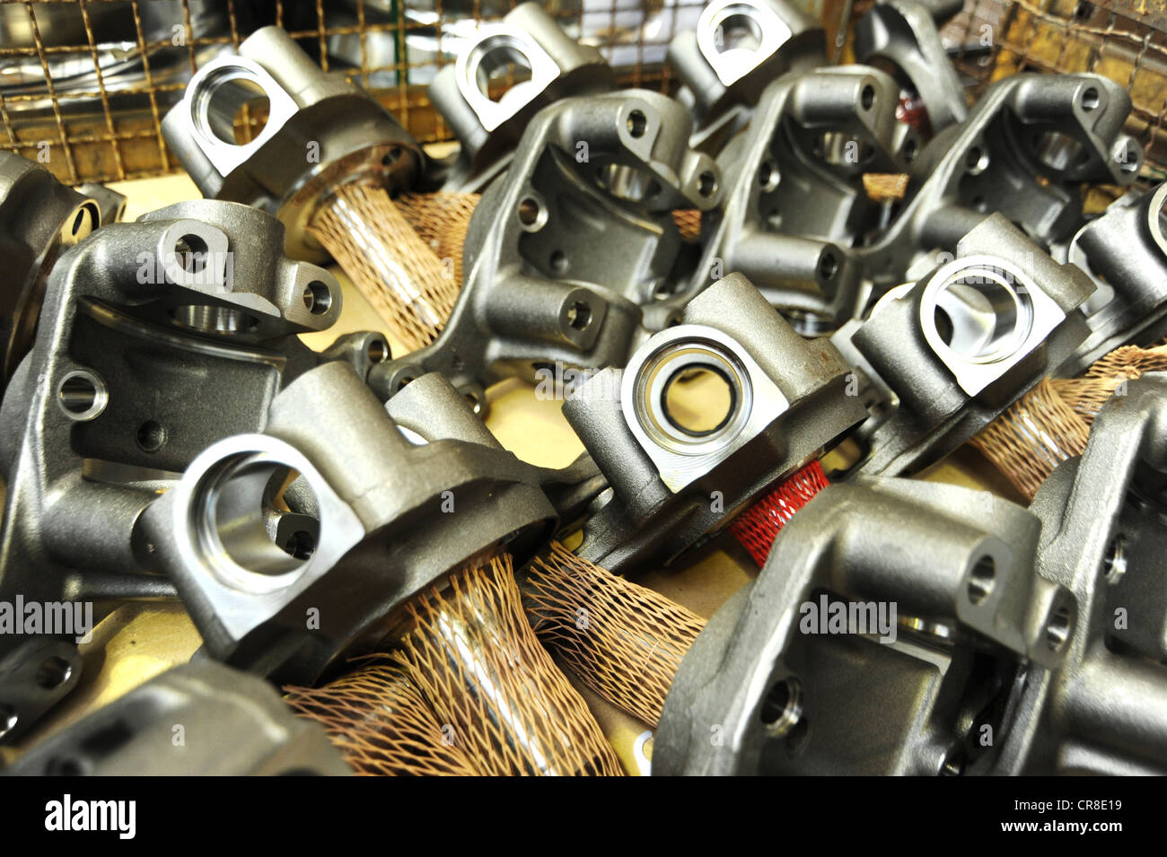 Spare parts, Audi, Ingolstadt, Bavaria, Germany, Europe Stock Photo