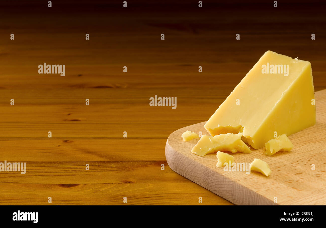 Mature Cheddar Cheese Stock Photo Alamy