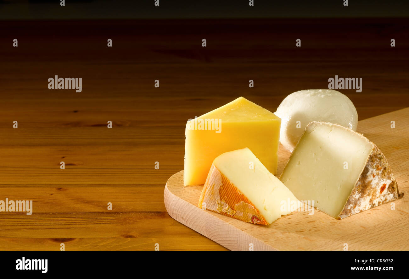 Cheese Board Stock Photo
