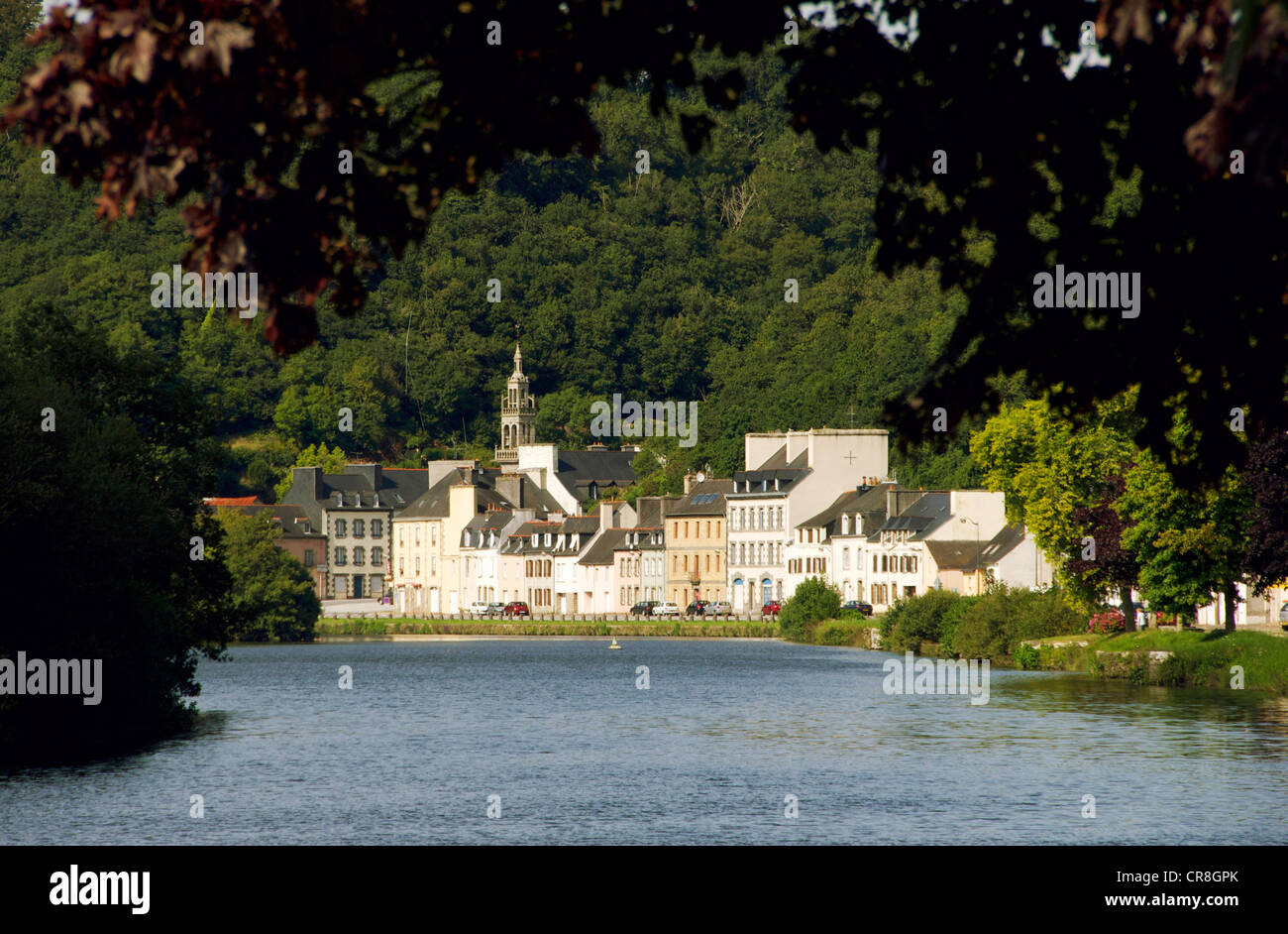 France, Finistere, Port Launay, the village Stock Photo Alamy