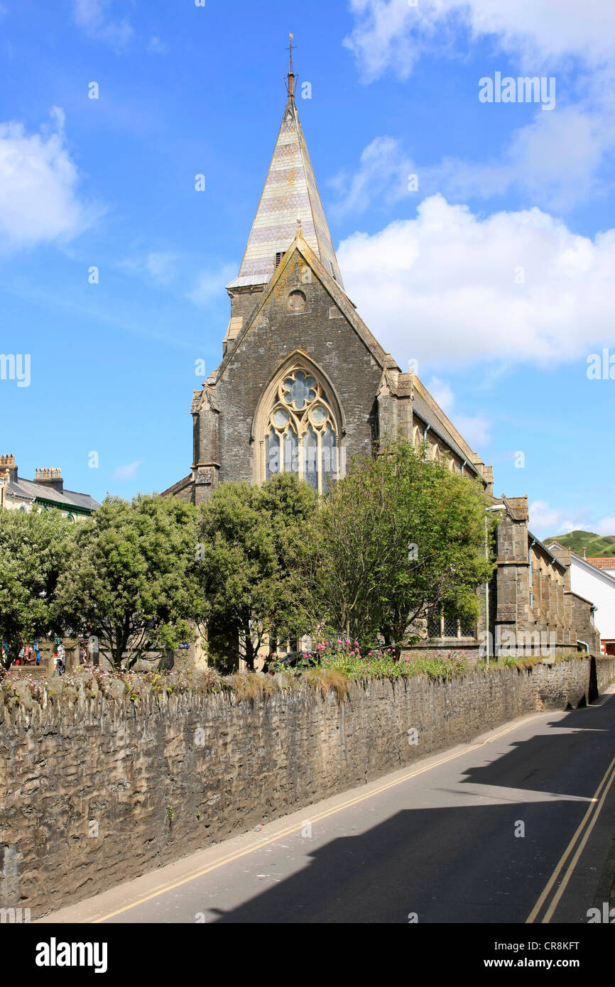 Church at Ilfracombe Devon Stock Photo