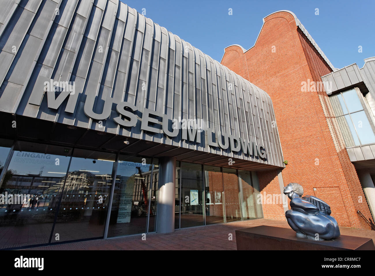 Entrance to the Museum Ludwig museum of modern art, Cologne, North