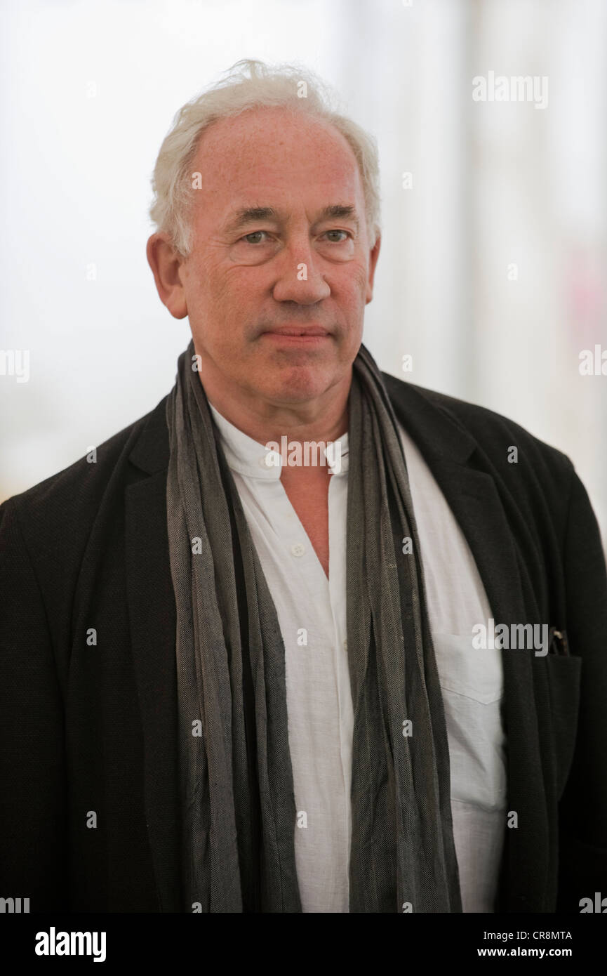 Simon Callow, English actor and author writer pictured at The Telegraph Hay Festival 2012, Hay-on-Wye, Powys, Wales, UK Stock Photo