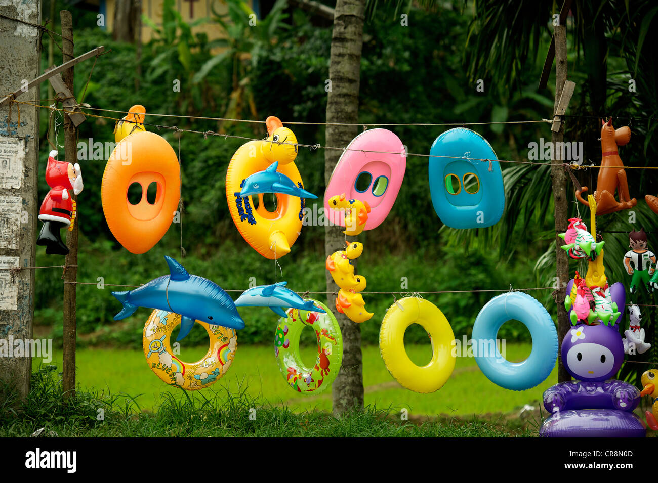 Inflatable toys, Sri Lanka Stock Photo Alamy