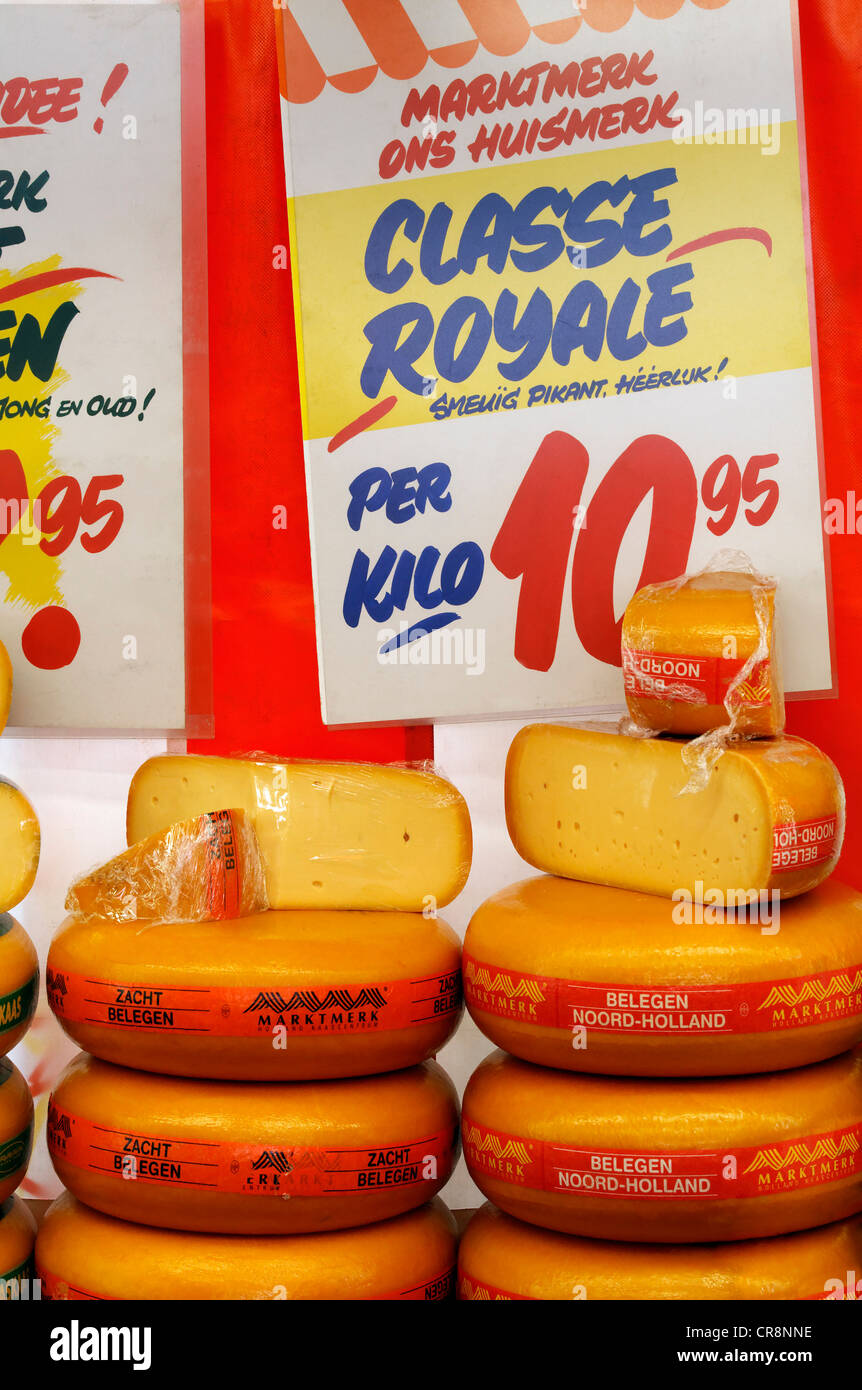 Dutch cheese in wheels for sale in Middelburg, Walcheren, Zeeland ...