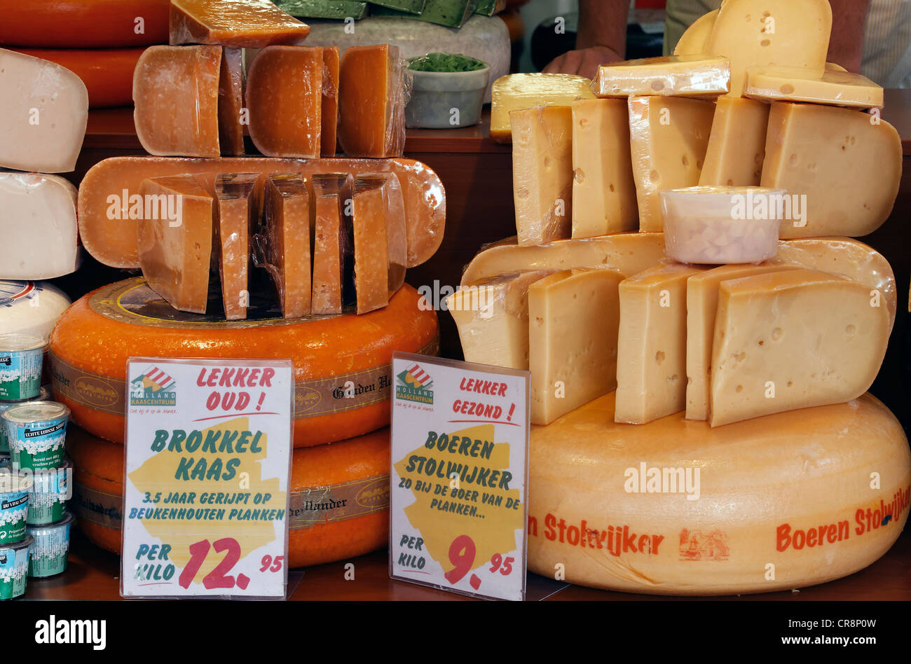 Dutch cheese for sale in Middelburg, Walcheren, Zeeland, Holland
