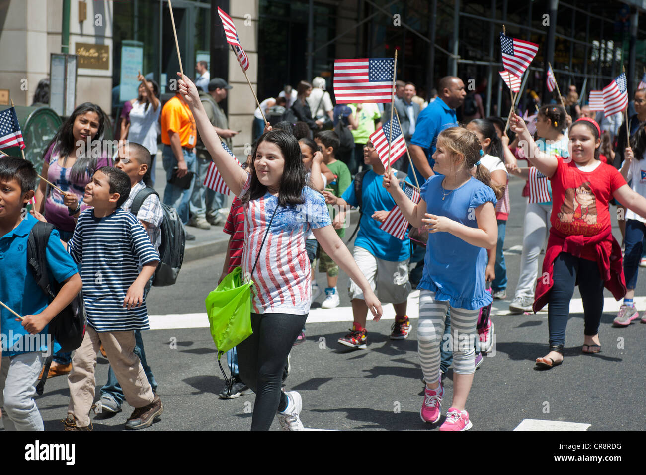 Flag day parade hires stock photography and images Alamy