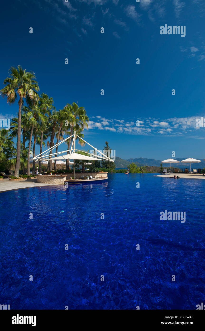 Swimming pool of the D-Hotel Maris in Marmaris, Turkish Aegean Coast, Turkey Stock Photo