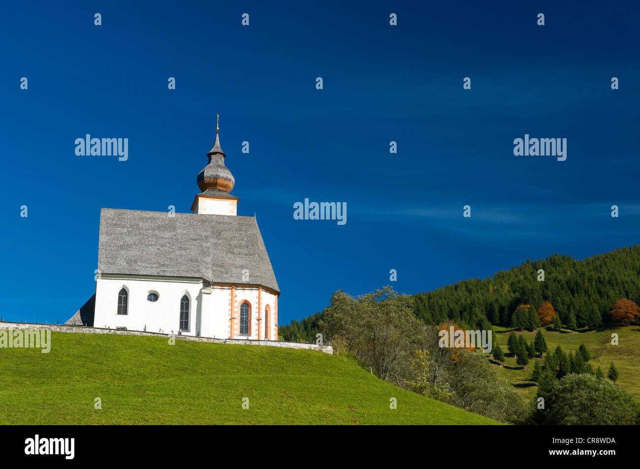 Chapel in Dienten, Pinzgau region in Salzburger Land, Austria, Europe Stock Photo