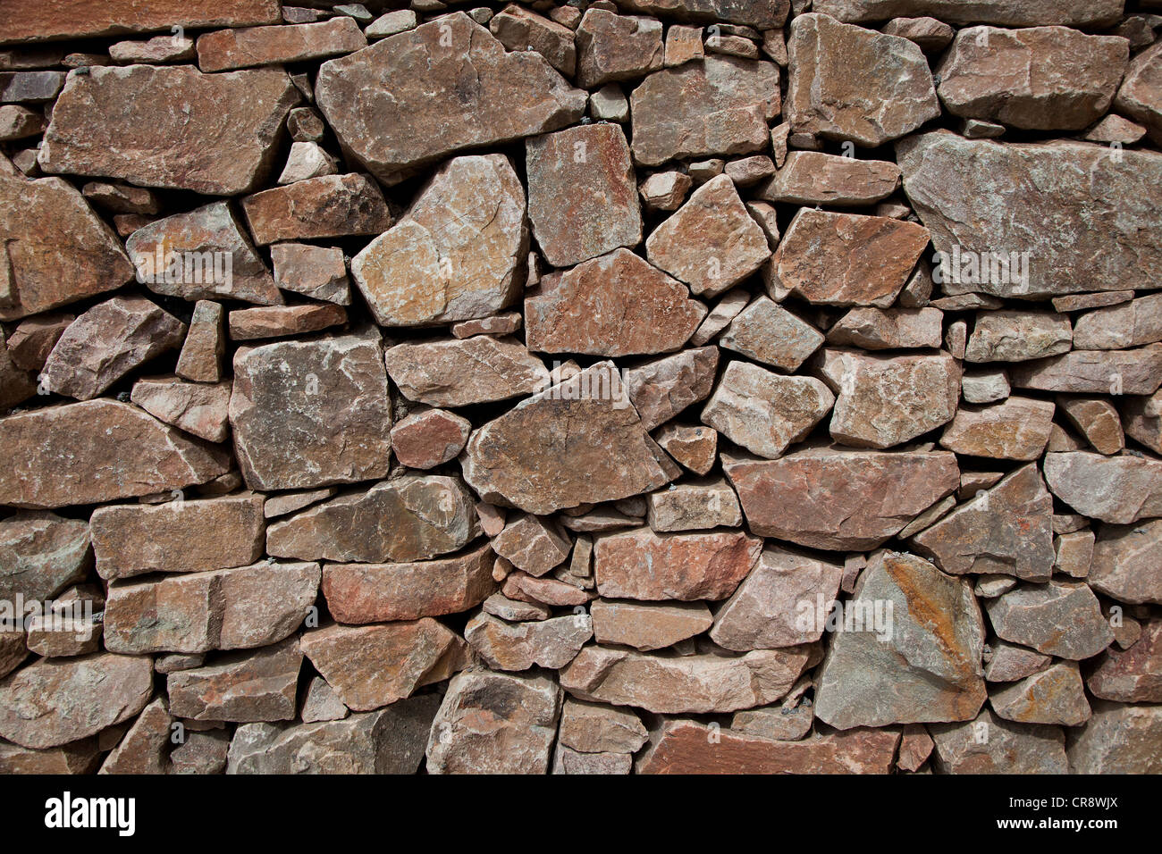 Traditional dry stone walling Stock Photo Alamy
