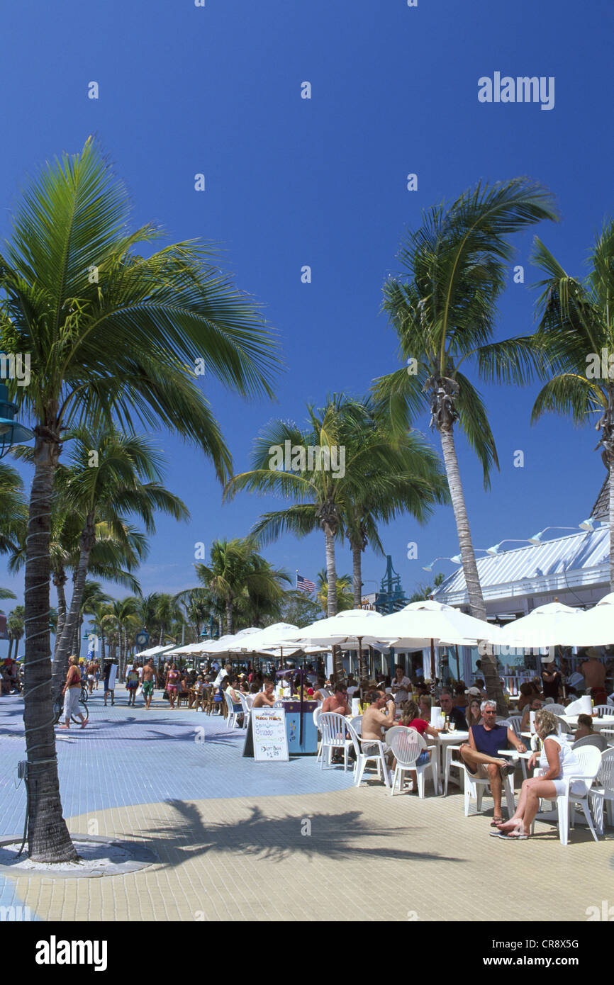 Beach cafes, Fort Myers, Florida, USA Stock Photo
