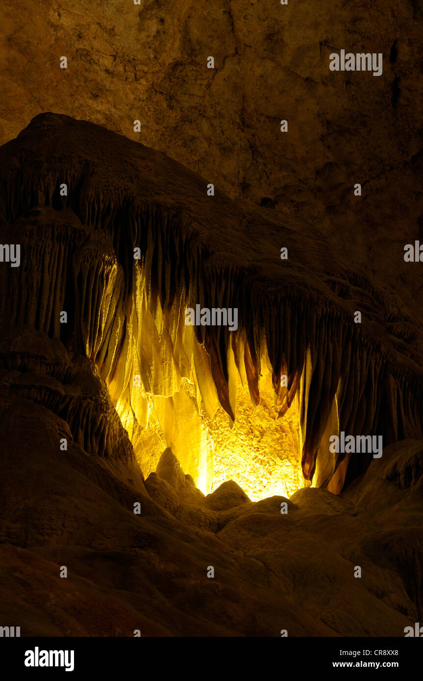 Whale's Mouth rock formation, Carlsbad Caverns National Park, New Mexico, USA Stock Photo