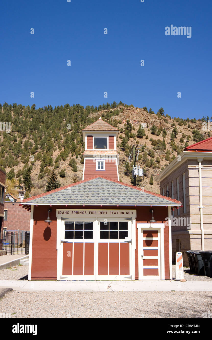 Fire Station, Idaho Springs, Colorado Stock Photo Alamy